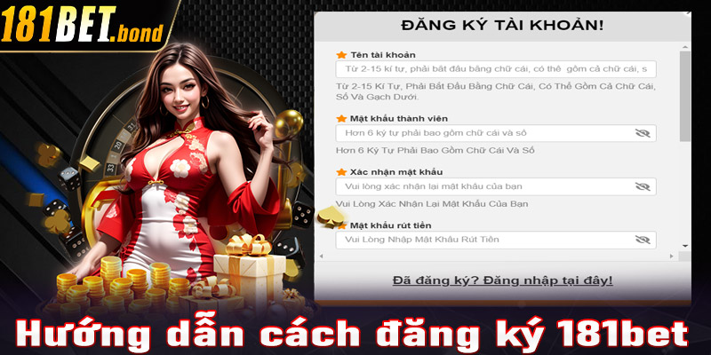 Hướng dẫn cách đăng ký 181bet đơn giản cho tân thủ